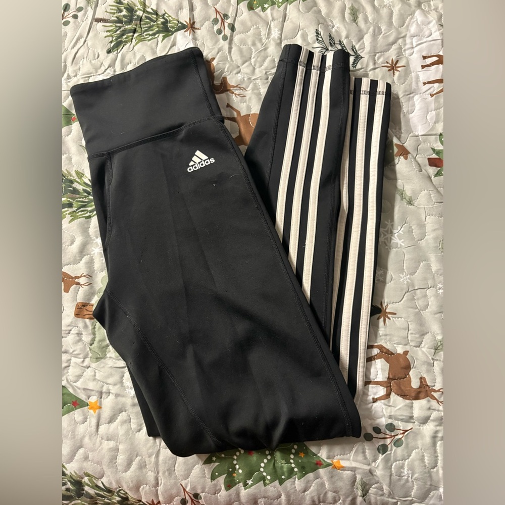 Adidas black leggings